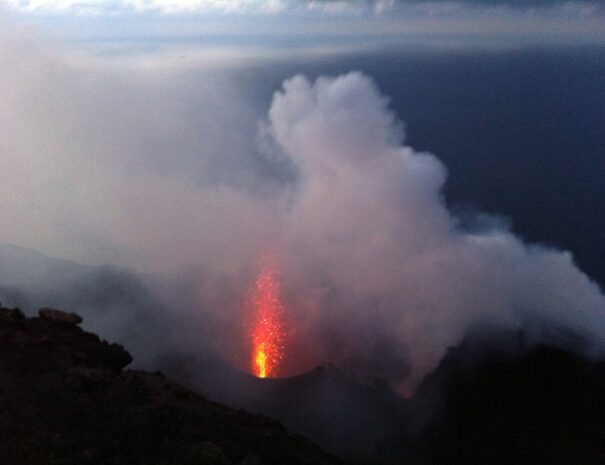 scalata al cratere stromboli